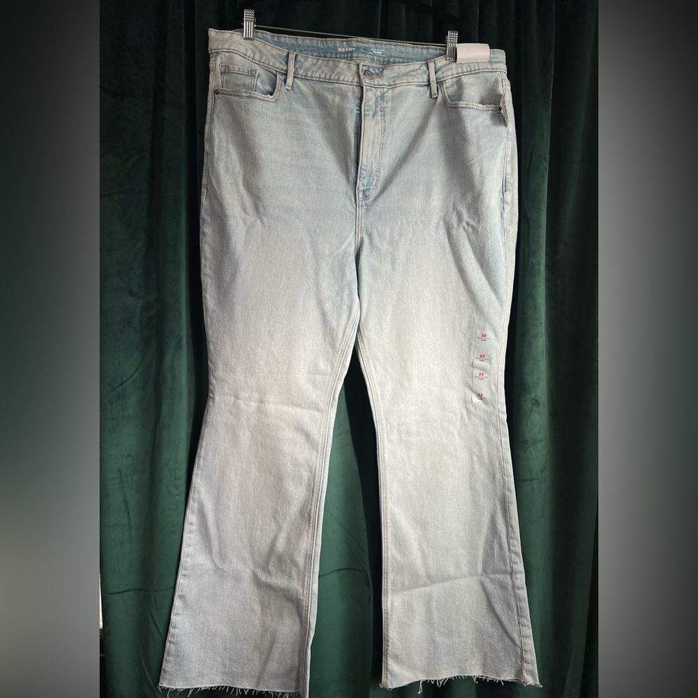 Old Navy Light Blue Flare Jeans